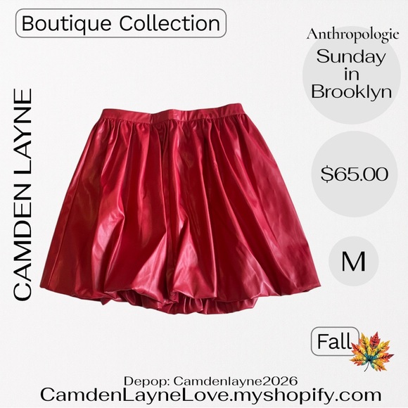 Anthropologie Scarlet Skirt - Picture 6 of 9